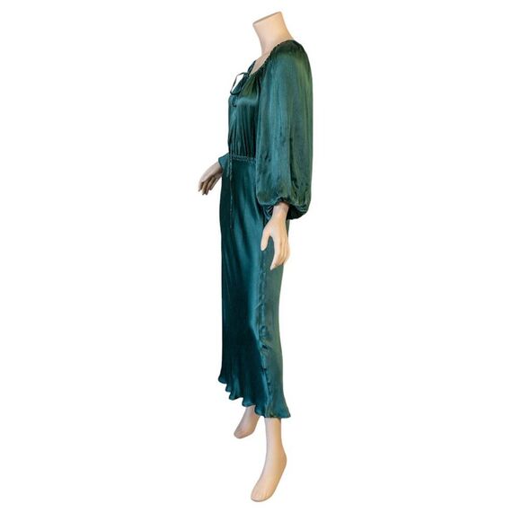 AUGUSTE THE LABEL Emerald Green Zelda Midi Dress  * Medium - Picture 7 of 16